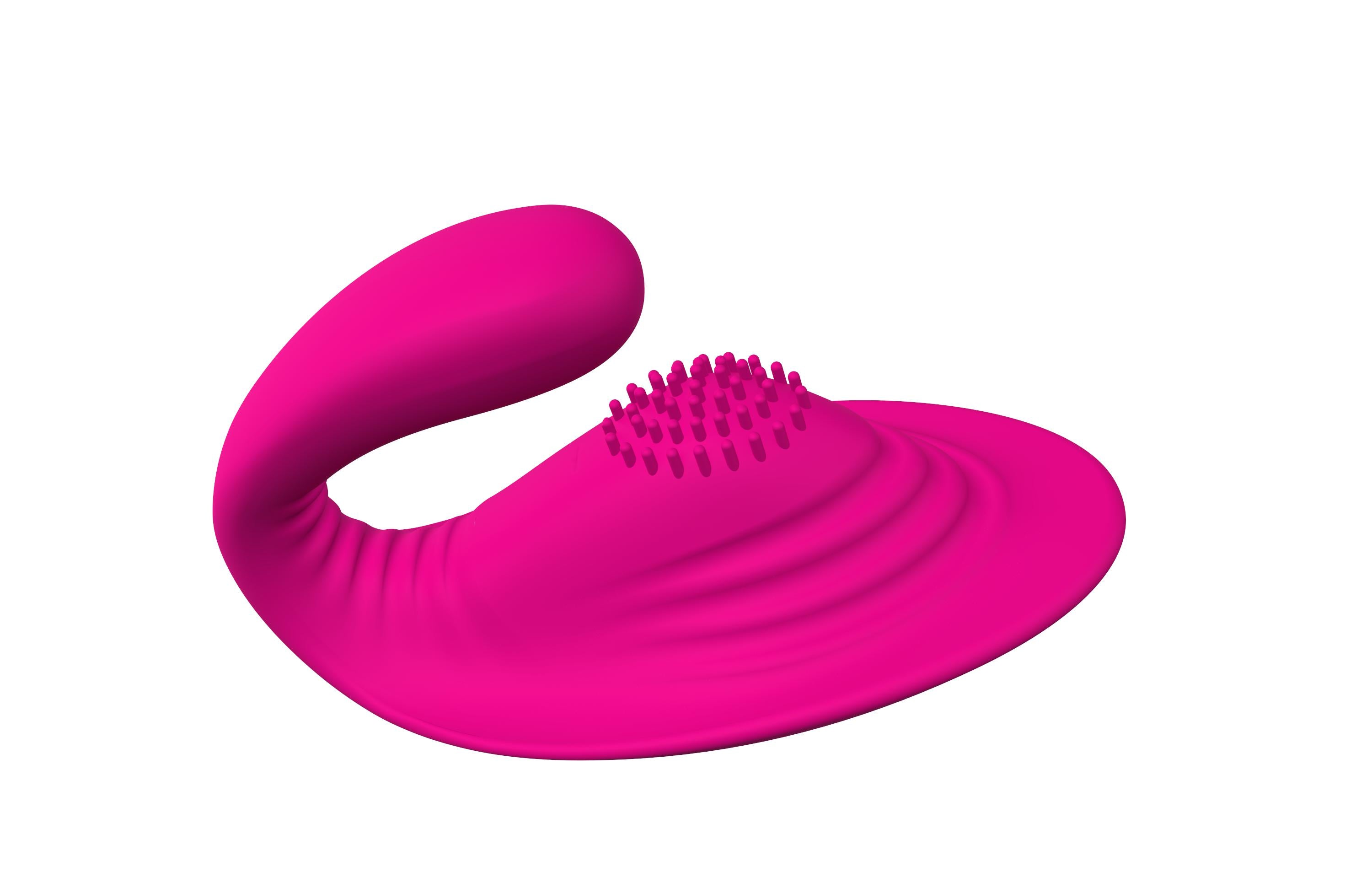 Mini Couple Vibrator Wireless Remote Wearable Masturbator u-Shape Clitoral Suck Butterfly Vibrator Couple Vibrator