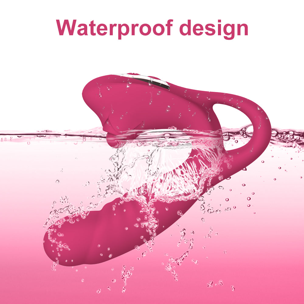 10-frequency dual vibration couple flirting masturbation device for women wearable dildo adult products