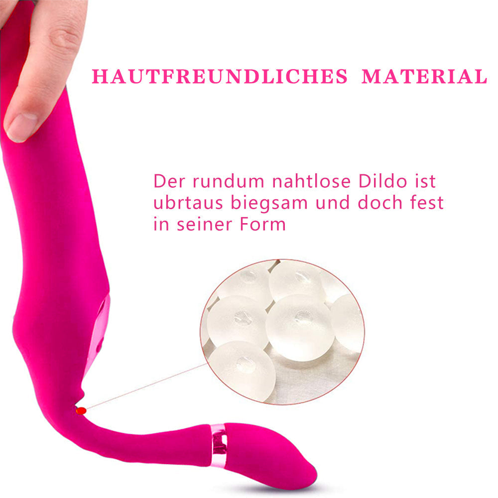 New Rechargeable G spot Vibrator 10 Speed Vibrating & Tapping Bendable Clitoris Dildo Vibrator For Women