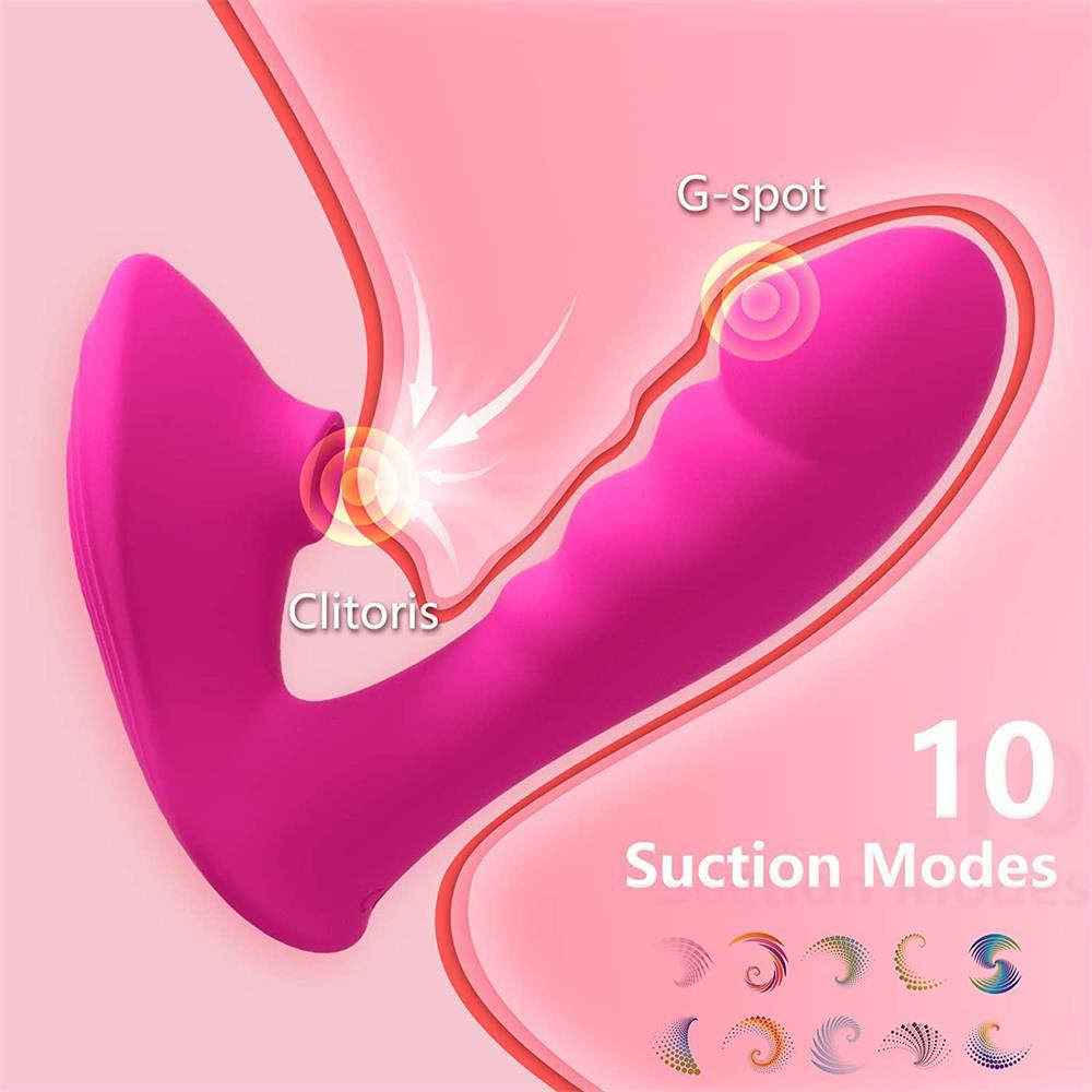 Sucker Vibrators Clitoris Stimulator Rechargeable 10 Suction G Spot Clitoral Sucking Vibrator Silicone