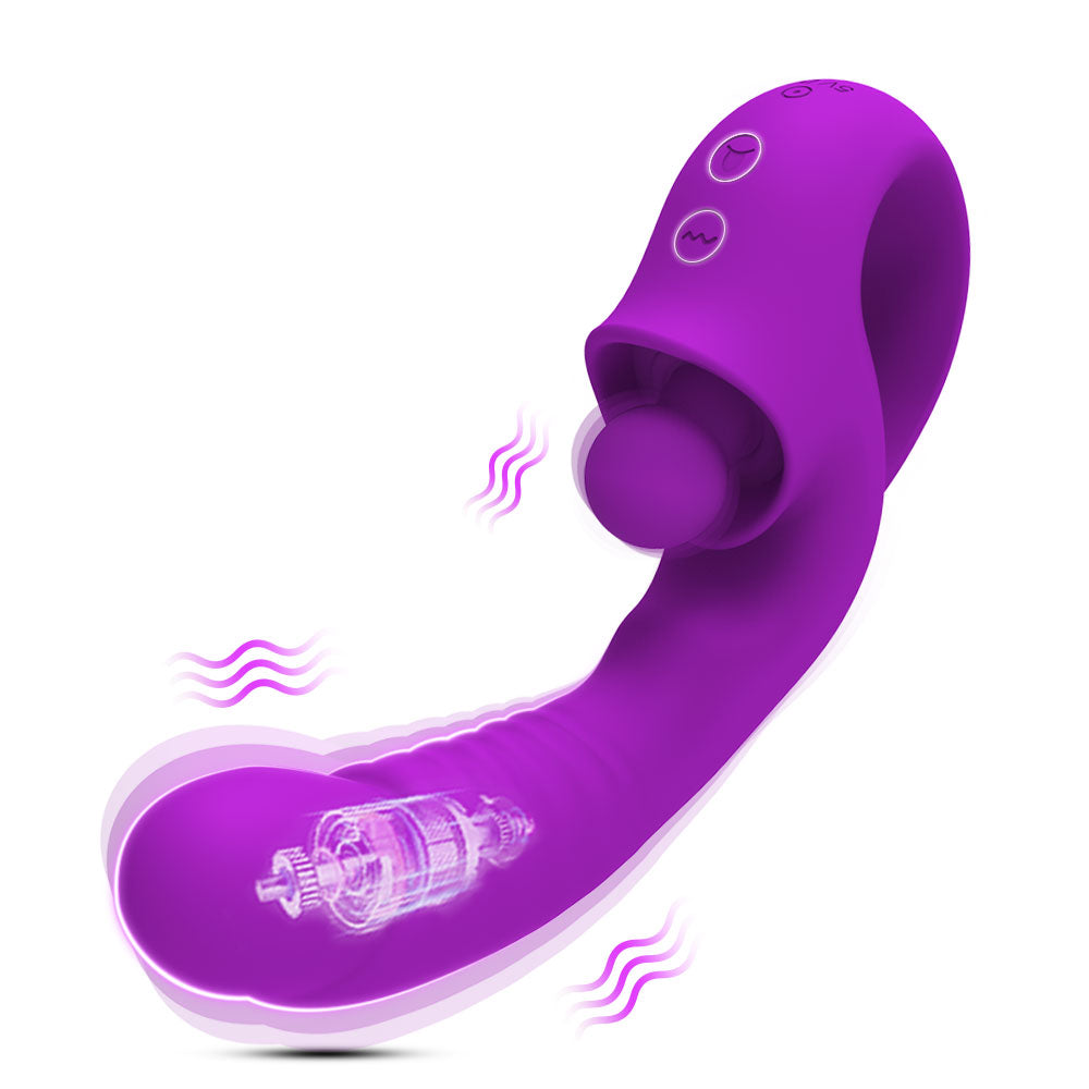 Hot selling Female Masturbation Dildo Vibrator for women G spot Clitoral stimulation flapping vibrator Adult Sex Toys For Woman