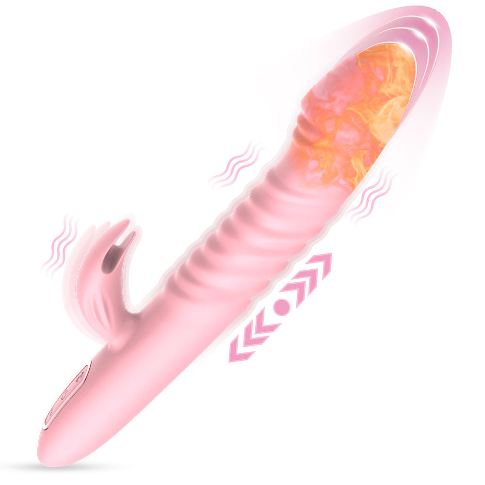 Sex Toy Woman Sex Toy Vibrator Telescopic Heated Dildo Vibrator Rotating Head Dildo Vibrator For Women