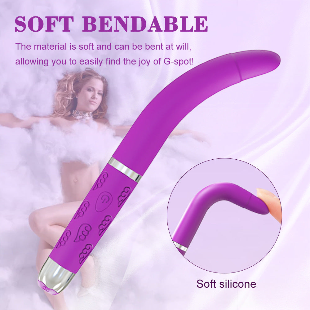 Rechargeable Waterproof Massage Stick Female Electric Massage Climax Masturbation Mini Pen Vibrator