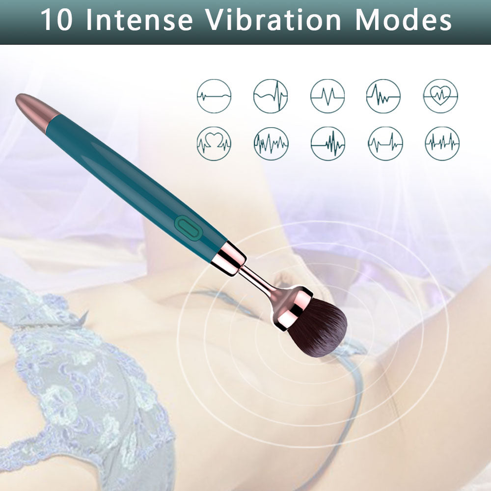 Life Waterproof G Spot Massage Brush Silicone Stimulate Vibration Brush Flirting massage brush Sex Toys For Woman