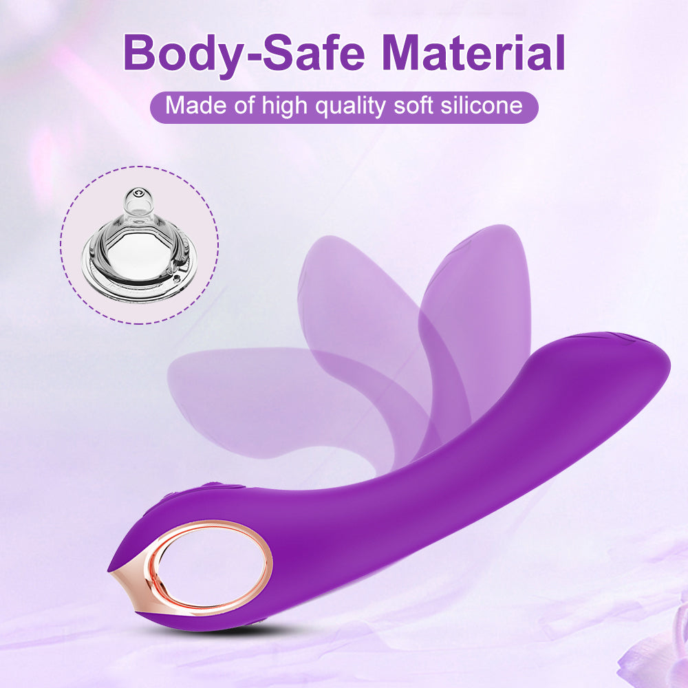 G Spot Vibrating Wand Massager with 9 Vibration Modes Rechargeable G Spot Clitoris Vibrator Massage For Women